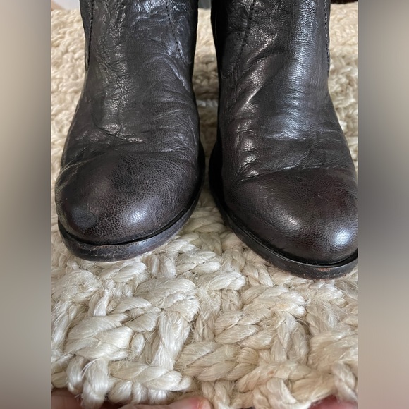 Calleen Cordero Leather Bootie Size 8.5. Boho, Goth, Cowgirl Chic. Gently worn - Picture 8 of 9